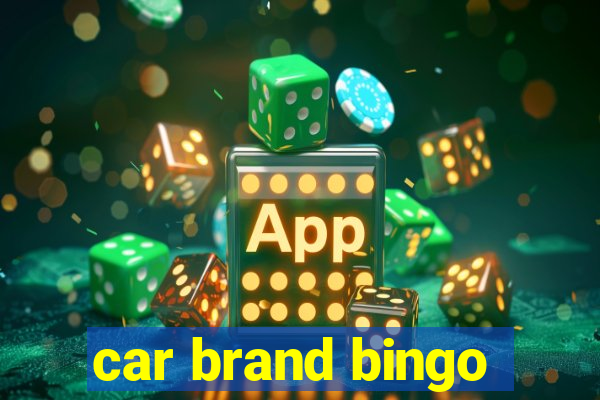 car brand bingo